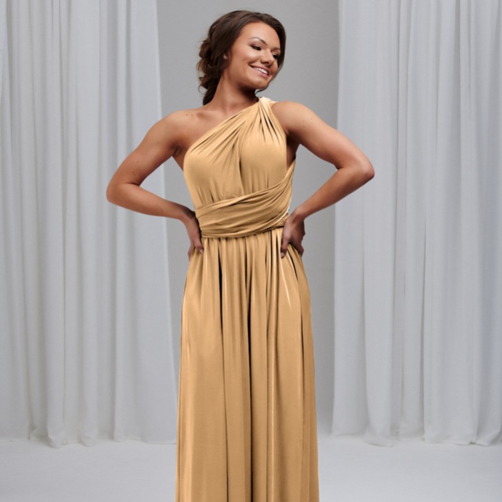 Robe de demoiselle d'honneur Emily Rose Gold Multiway (taille unique)