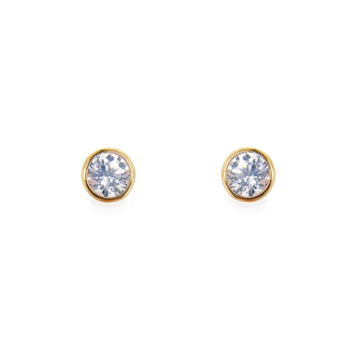 Sarah Alexander Envy - Boucles d'oreilles en or avec solitaire en cristal