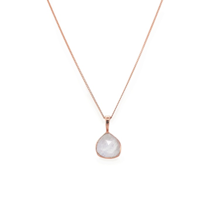 Sarah Alexander Pendentif Echo Moonstone en or rose