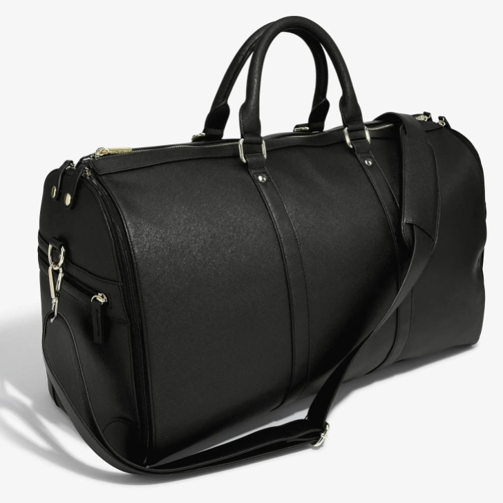 Stackers Black Garment Weekend Bag