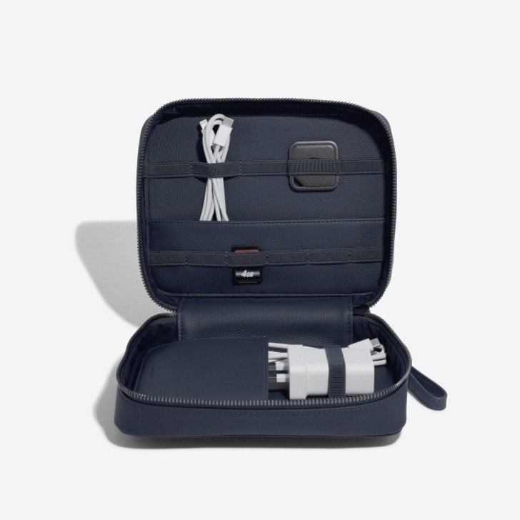 Stackers Navy Cable Tidy Organiser Bag