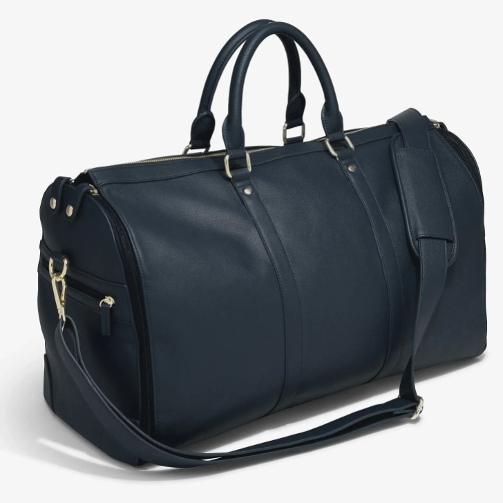 Stackers Navy Garment Weekend Bag