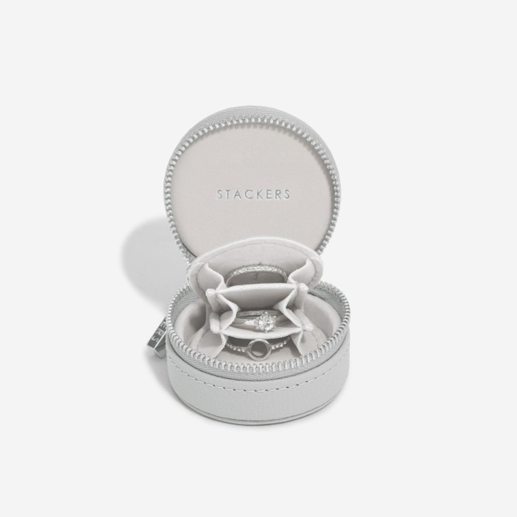 Stackers Pebble Grey Oyster Travel Jewellery Box