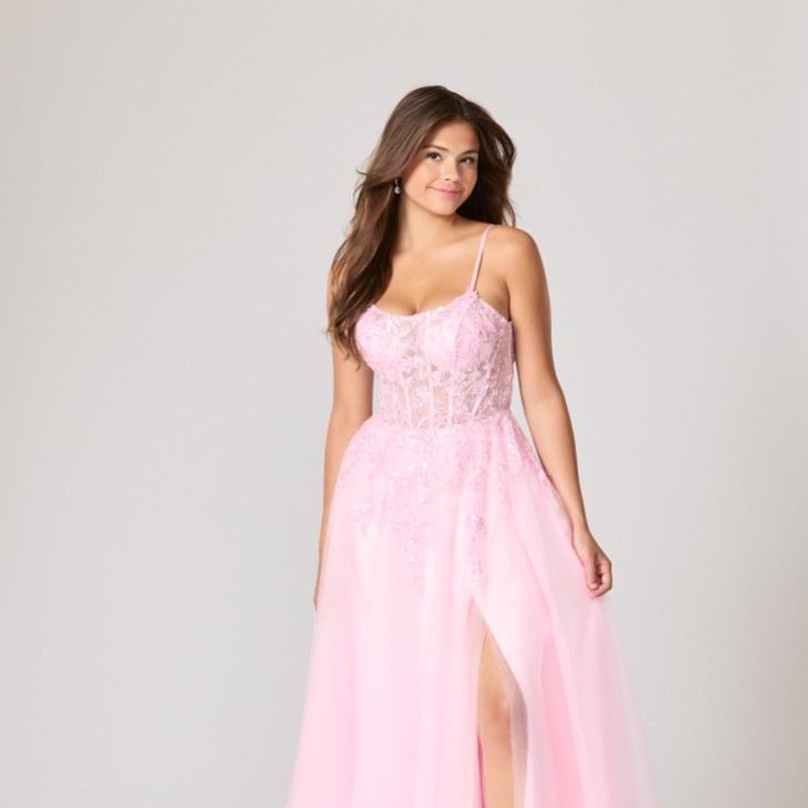 Tiffanys Ariel Süßes Rosa TFY Abschlussballkleid