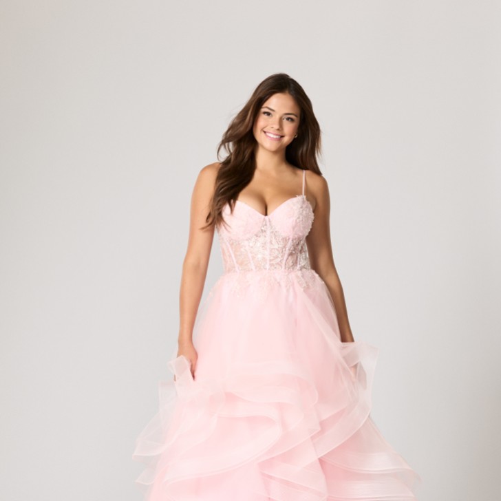 Tiffanys Hayley Pale Pink TFY Prom Dress