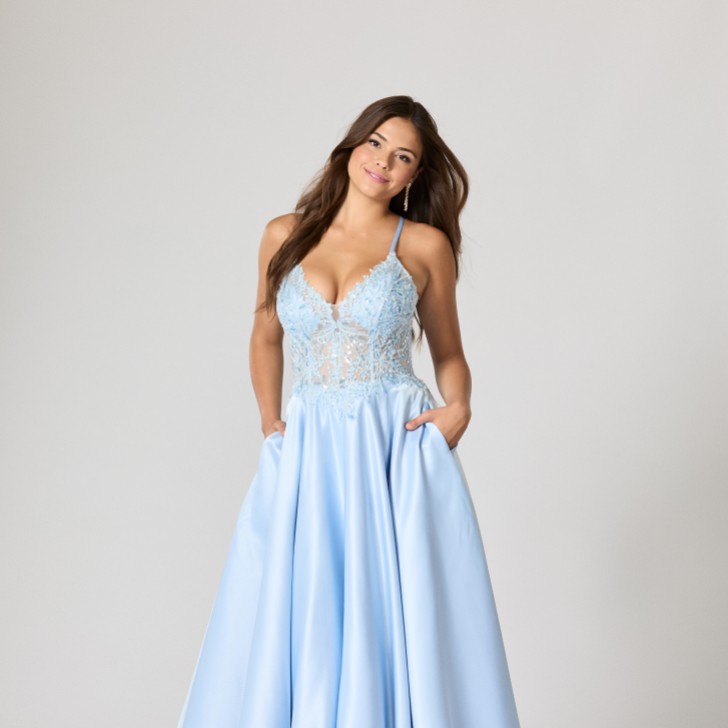 Tiffanys Marissa Blassblau TFY Abschlussballkleid