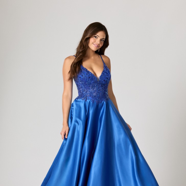 Tiffanys Marissa Royal Blue TFY Prom Dress