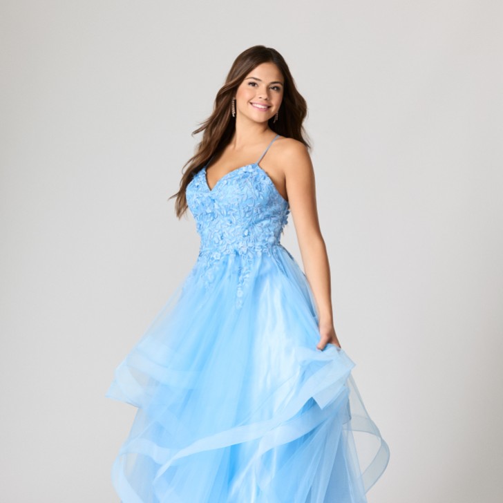 Tiffanys Nadia Blue TFY Prom Dress