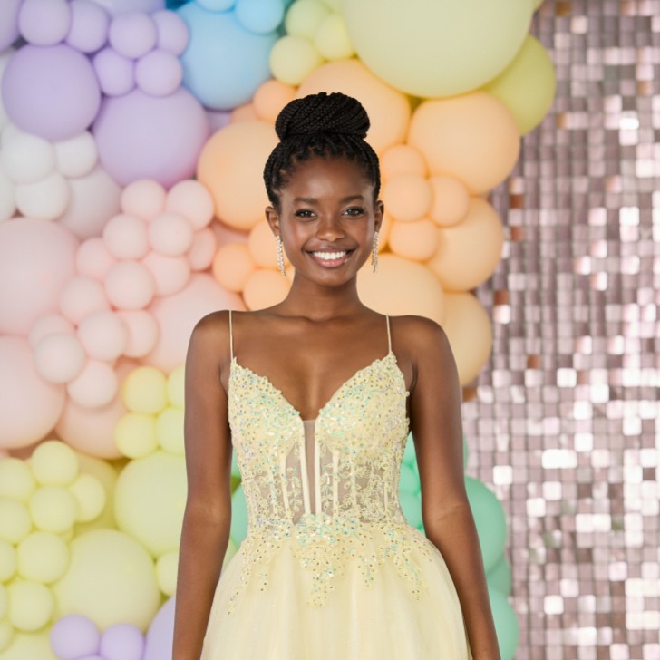 Tiffanys - Robe de bal de fin d'année Sabina Lemon