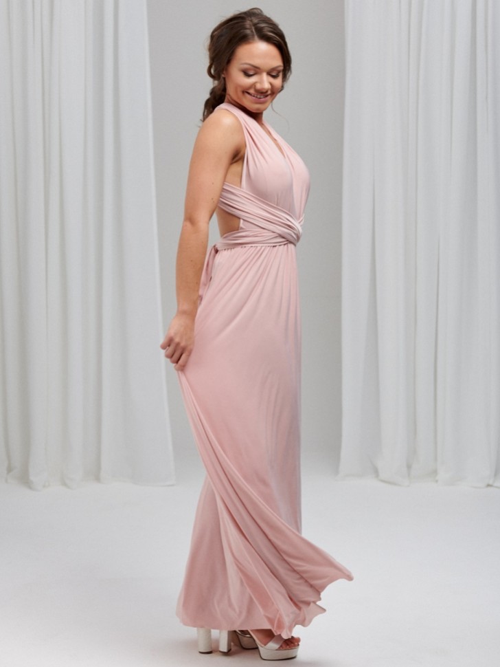 Lily Rose Chalk Pink Multiway Bridesmaid Dress