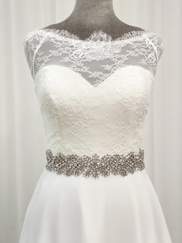 Perfect Bridal Evita Wide Statement Crystal Dress Belt