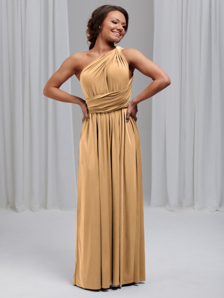 Robe de demoiselle d'honneur Emily Rose Gold Multiway (taille unique)