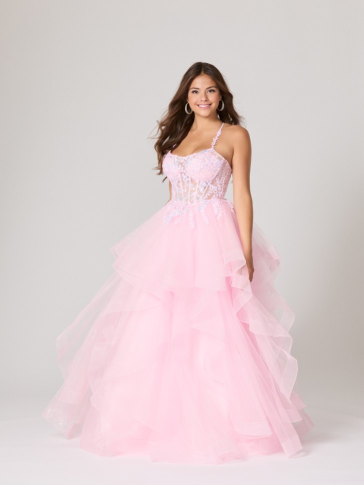 Tiffanys Abby Rosa TFY Abschlussballkleid