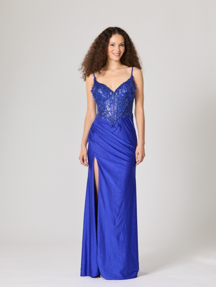 Tiffanys Angelina Royal Blue TFY Prom Dress