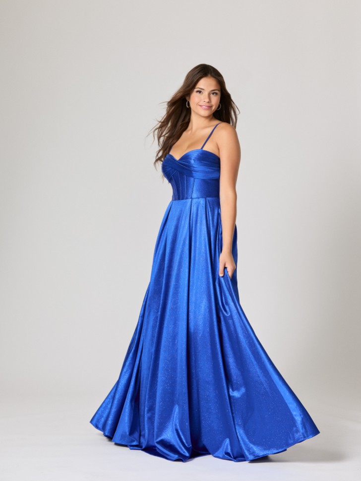Tiffanys Ellis Royal Blue TFY Prom Dress