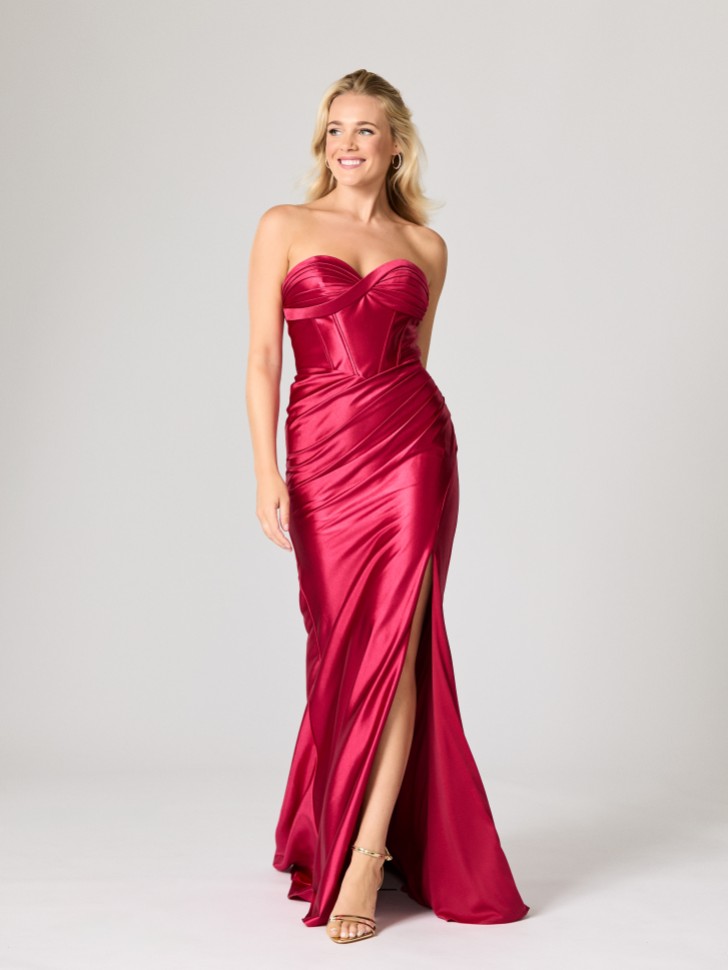 Tiffanys Jersey Red TFY Prom Dress