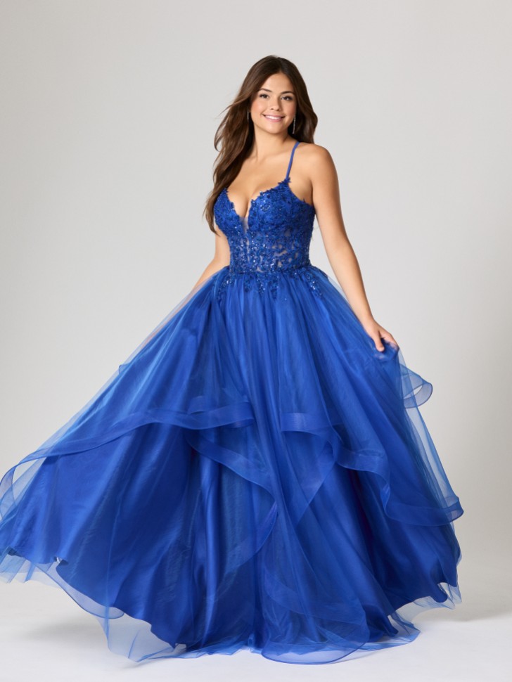 Tiffanys Josie Royal Blue TFY Prom Dress
