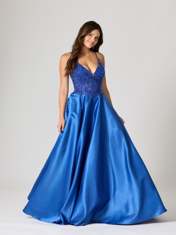 Tiffanys Marissa Royal Blue TFY Prom Dress