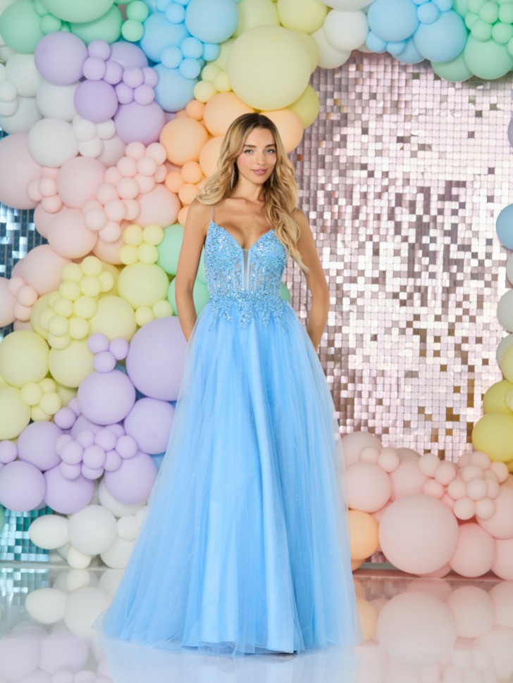Tiffanys Sabina Bluebell Prom Dress