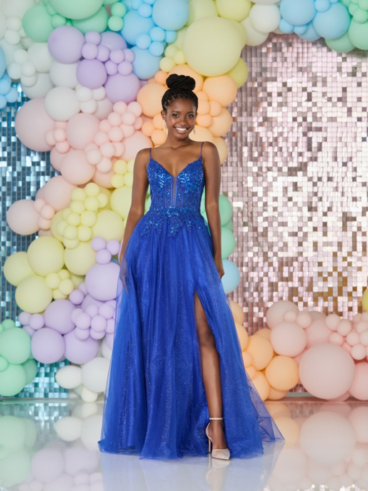 Tiffanys Sabina Royal Blue Prom Dress