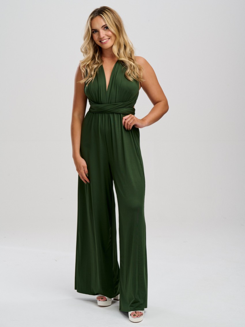 Photograph: Emily Rose Olive Green Multiway Bridesmaid Jumpsuit (One Size)