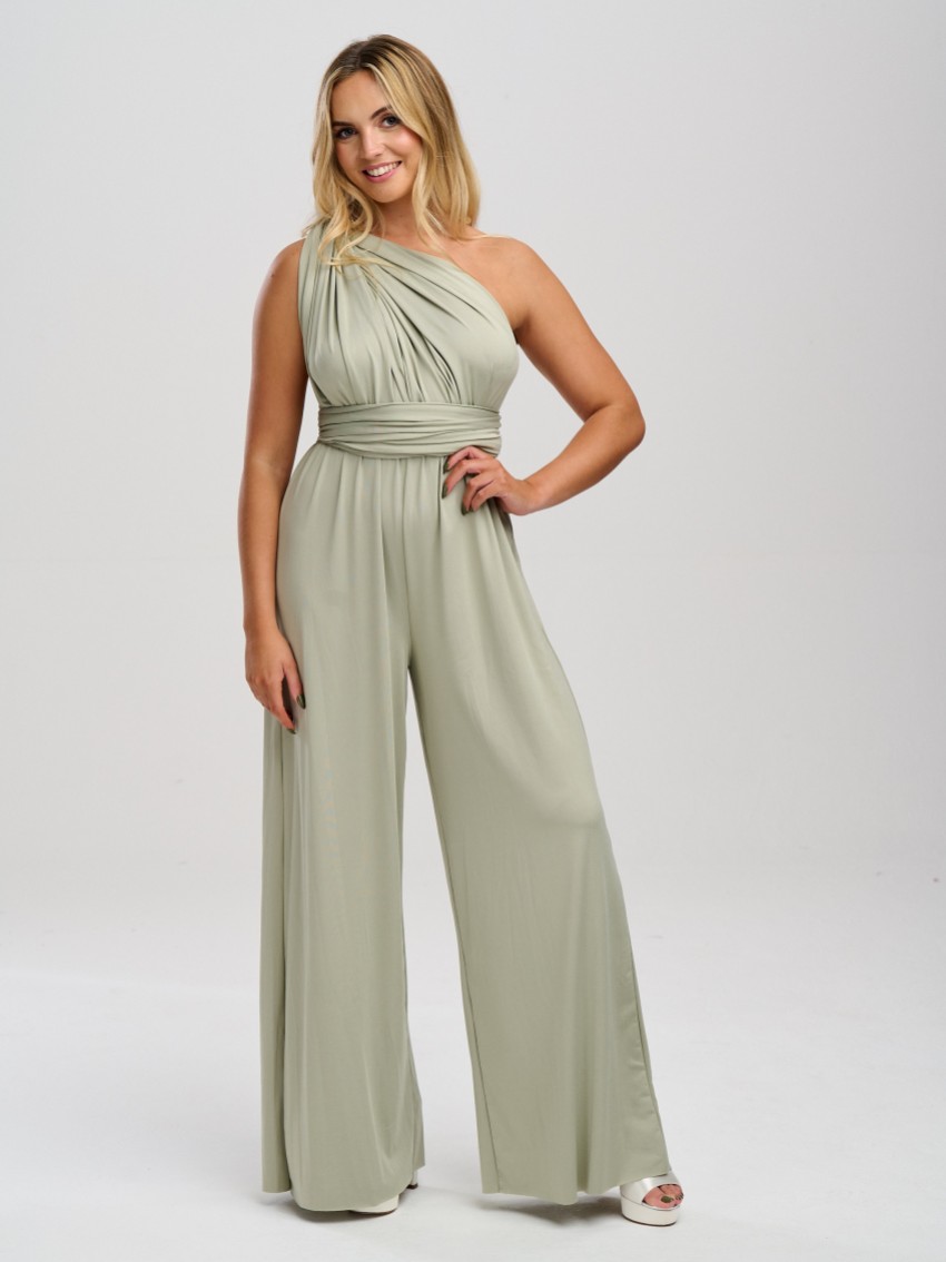 Photograph: Emily Rose Sage Green Multiway Bridesmaid Jumpsuit (One Size)