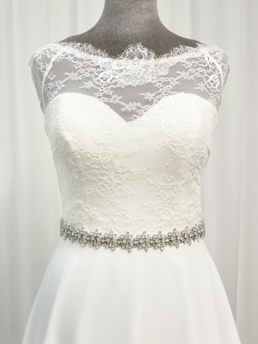 Photograph: Perfect Bridal Brooke Opal Crystal Wedding Dress Belt