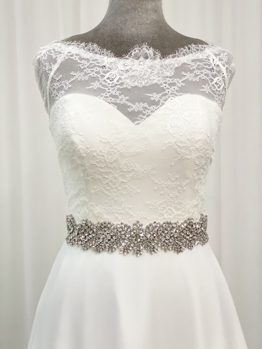 Photograph: Perfect Bridal Evita Wide Statement Crystal Dress Belt