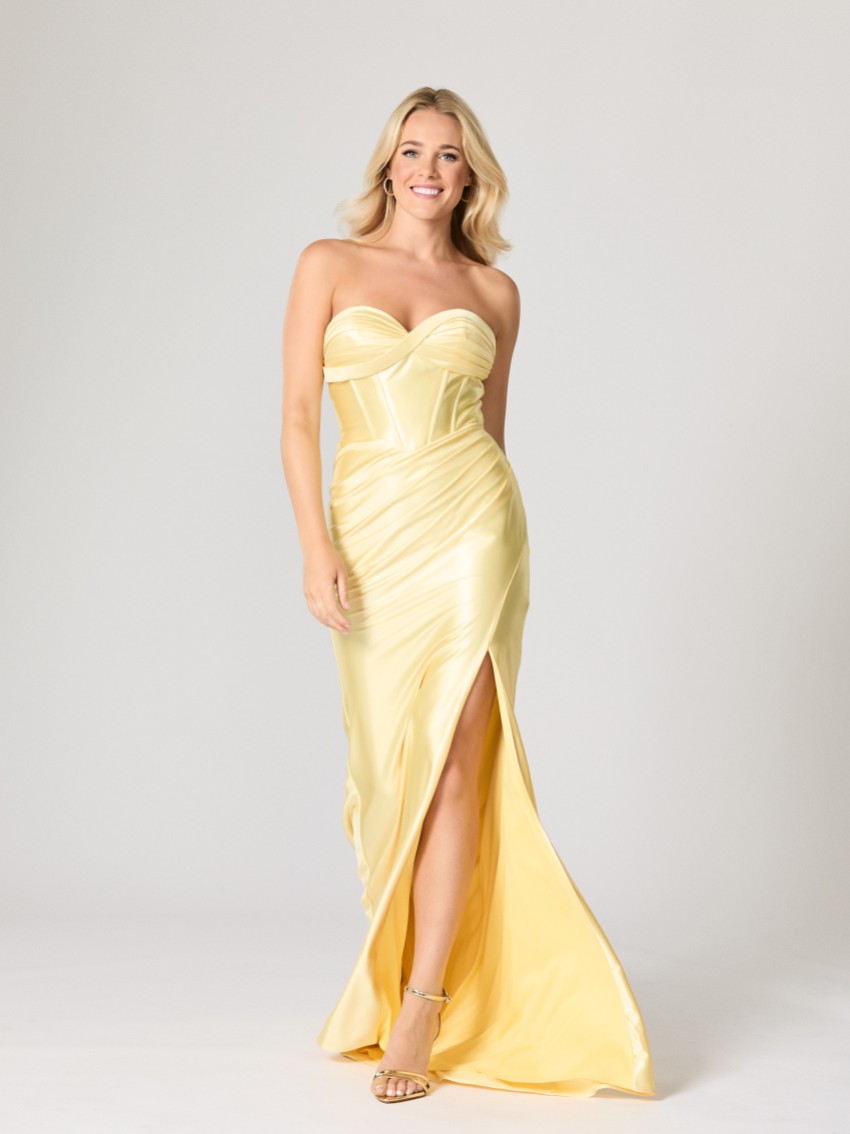 Photograph: Tiffanys Jersey Lemon TFY Robe de bal de fin d'année