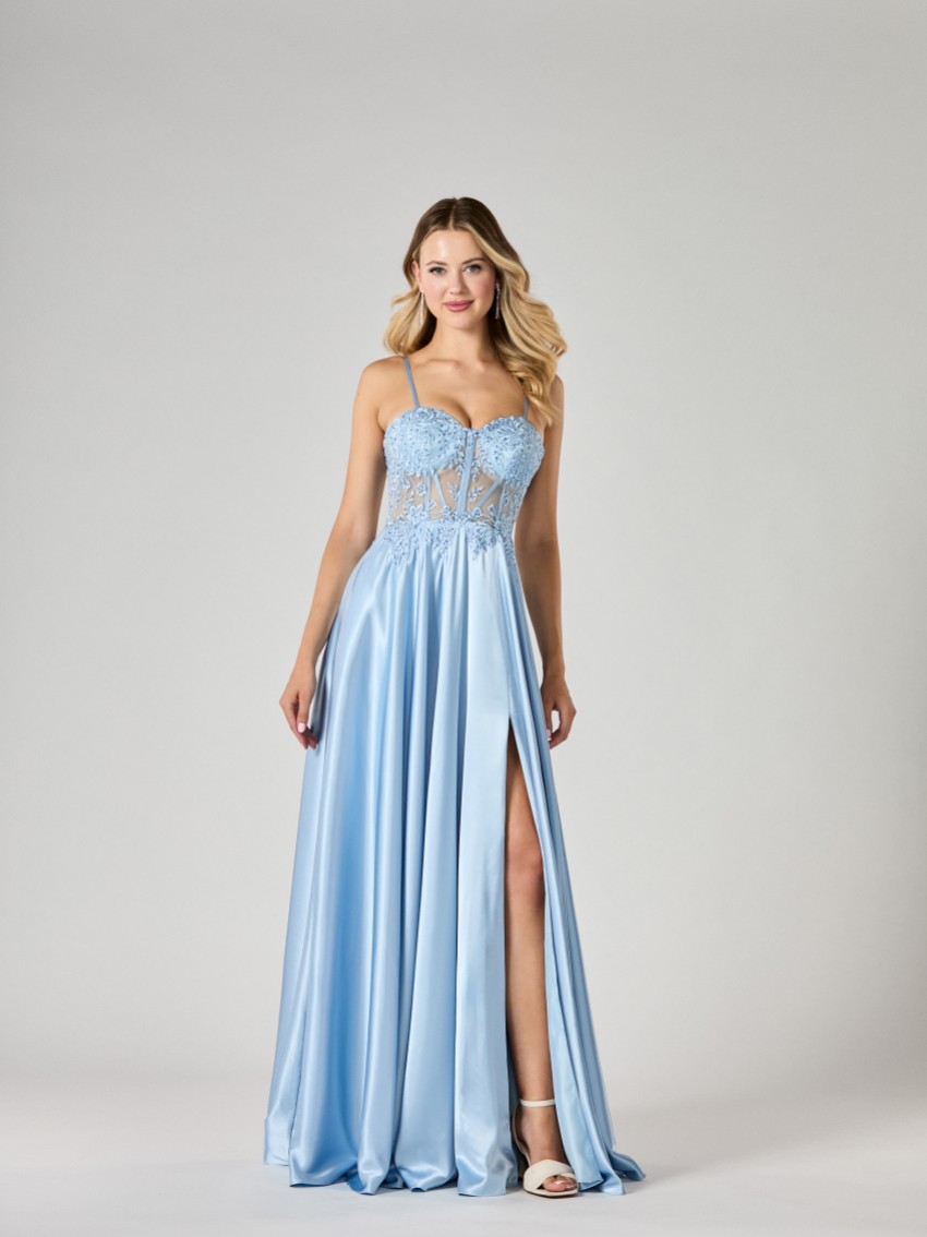 Photograph: Tiffanys Paloma Bleu pâle TFY Robe de bal de fin d'année
