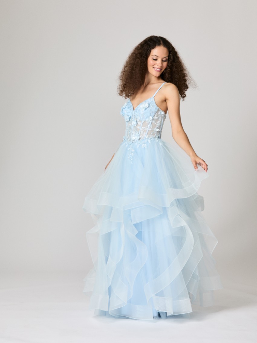 Fotograf: Tiffanys Traum Blassblau TFY Abschlussballkleid