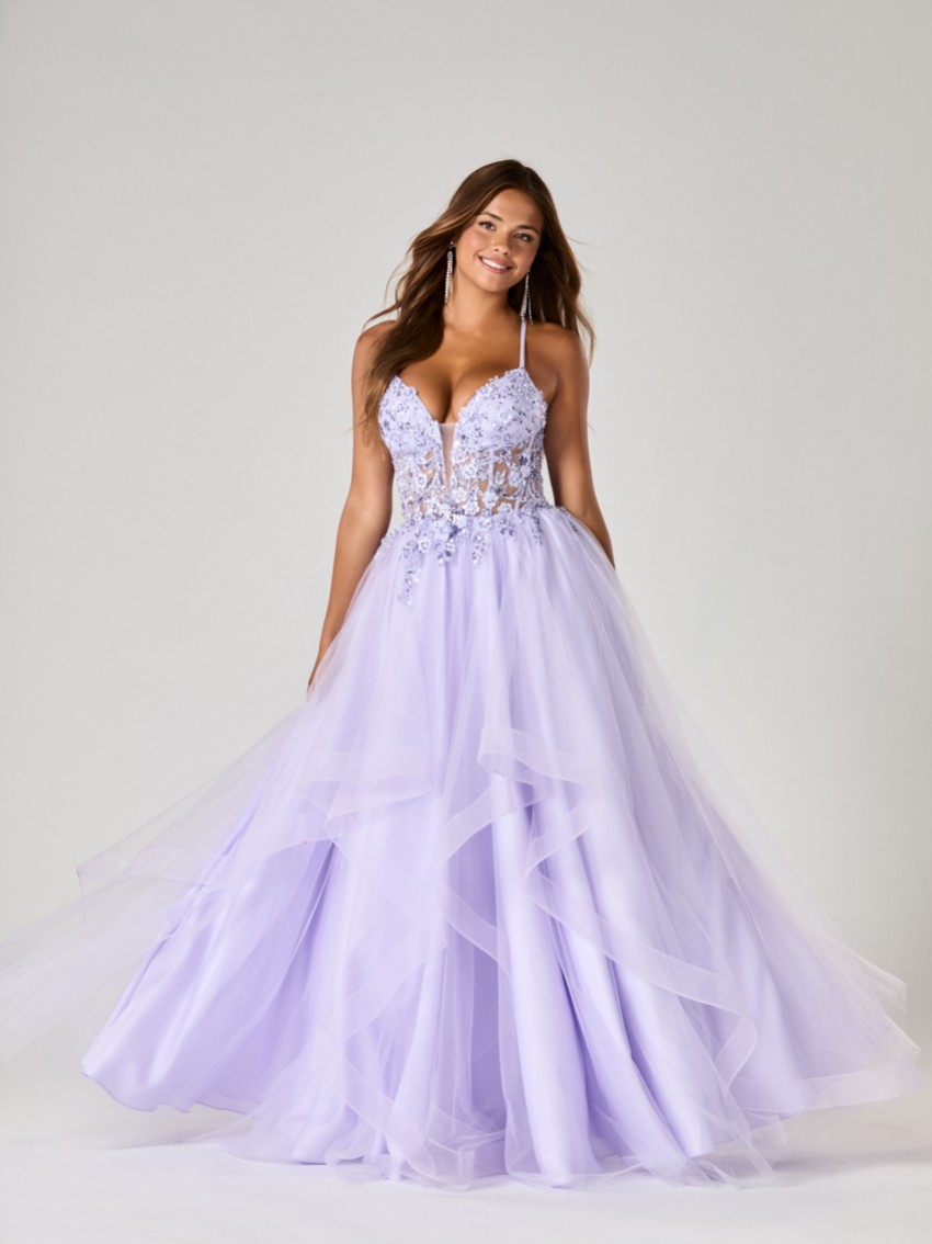 Photograph: Tiffanys Trinity Lilac TFY Robe de bal de fin d'année