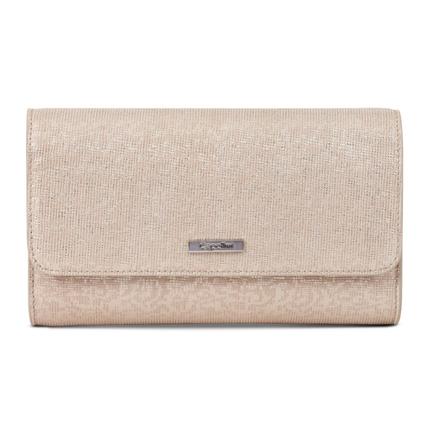 Photograph: Capollini Champagne Nubuck Leather Clutch Bag