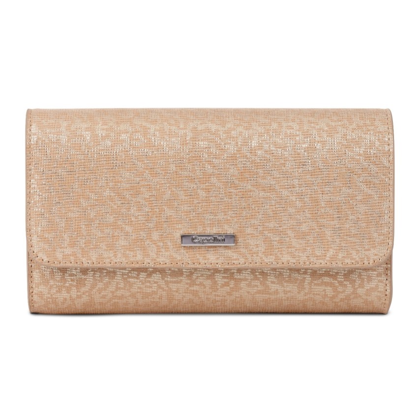 Photograph: Capollini Gold Dorado Nubuck Leather Clutch Bag