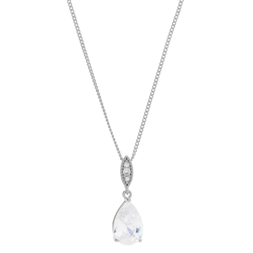 Photograph: Ellie Silver Teardrop Crystal Pendant