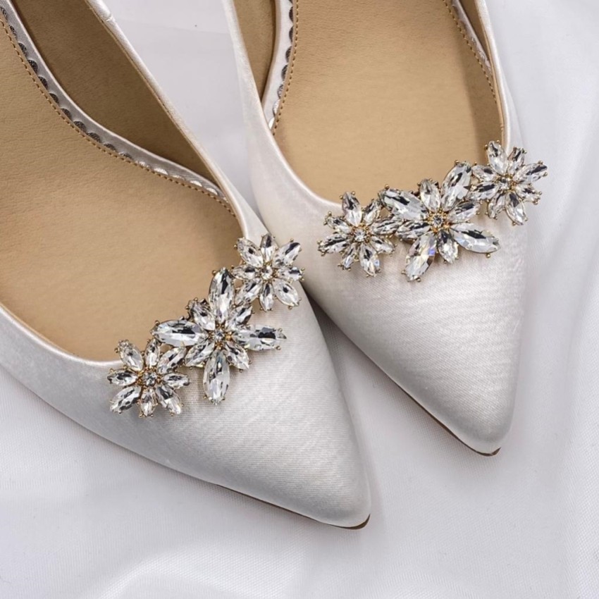Photograph: Horizon Gold Crystal Starburst Shoe Clips