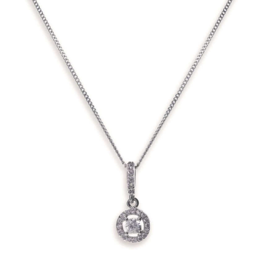 Photograph: Ivory and Co Balmoral Crystal Pendant Necklace