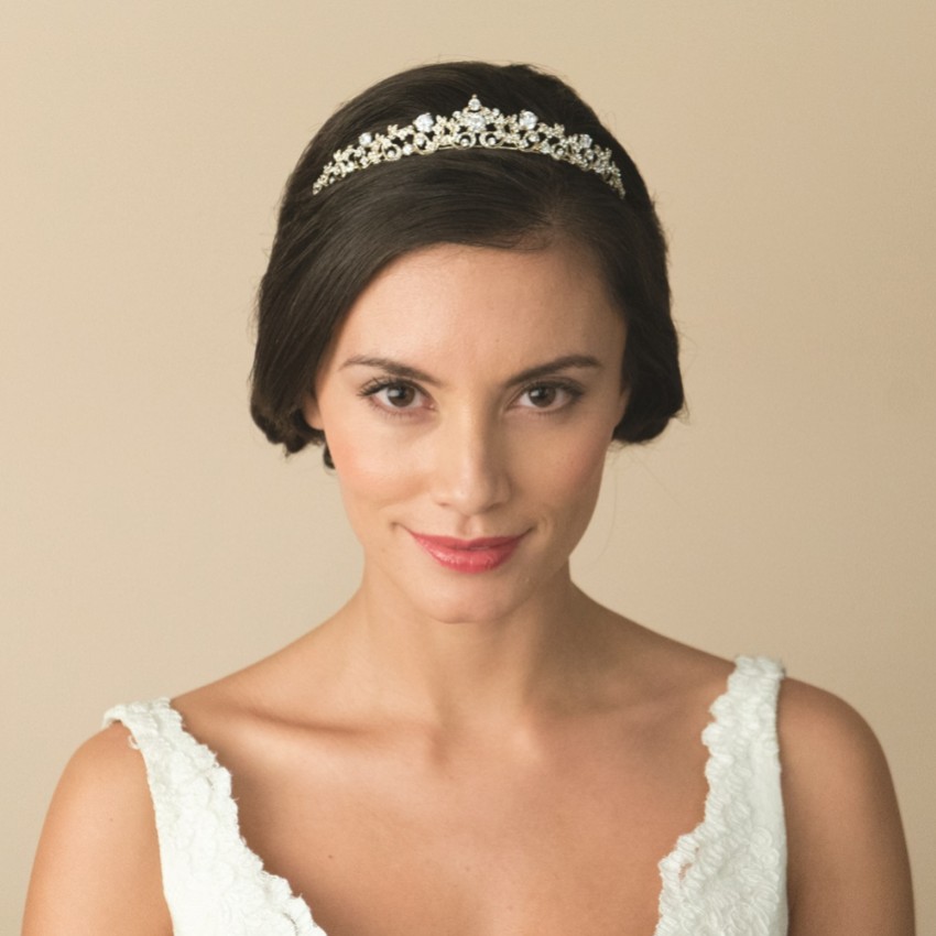 Photograph: Ivory and Co Precious Gold Crystal Embellished Tiara