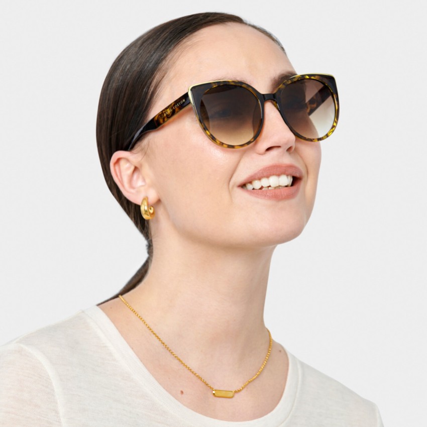 Katie Loxton Amalfi Schildpatt Katzenaugen-Sonnenbrille