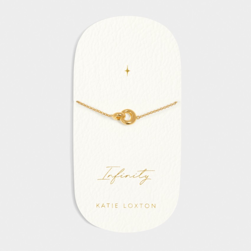 Fotografia: Katie Loxton bracciale con charm in oro 'Infinity