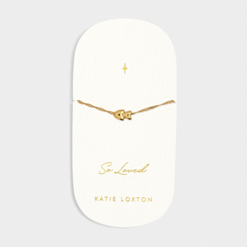 Photograph: Katie Loxton bracelet à breloques en or 