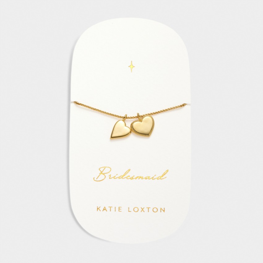 Photograph: Katie Loxton 'Bridesmaid' Gold Bridal Charm Bracelet