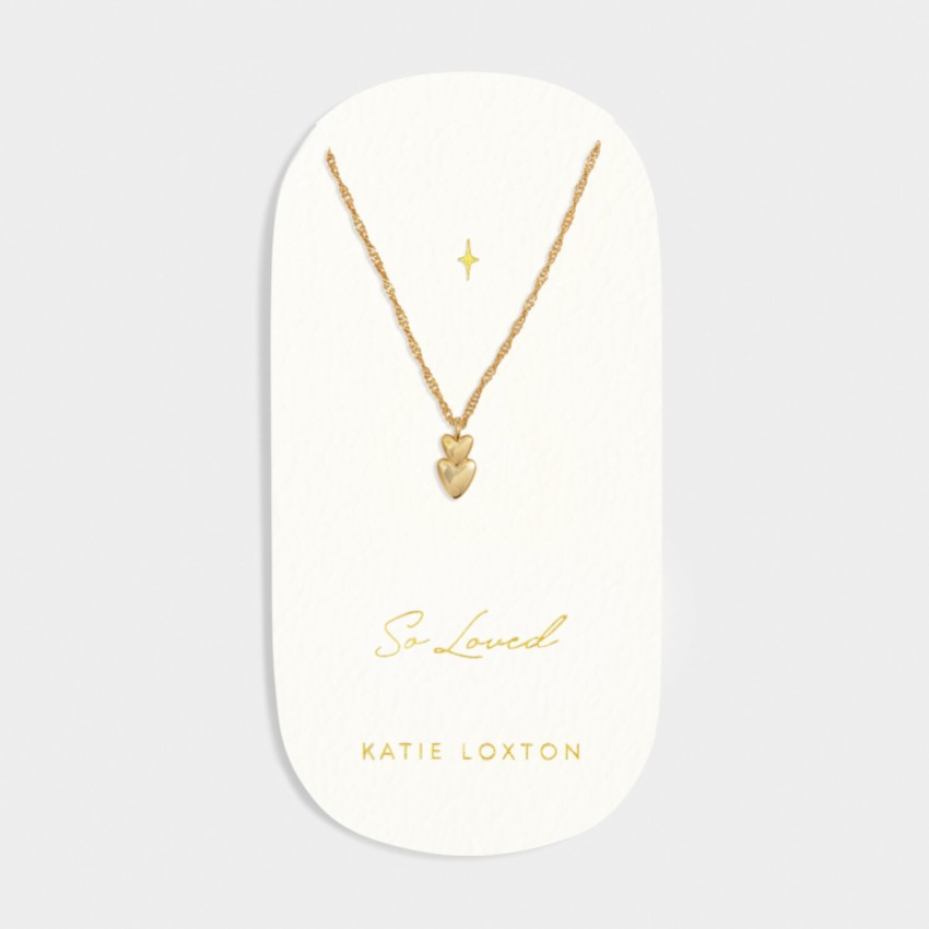 Fotografia: Katie Loxton collana con charm in oro 'So Loved