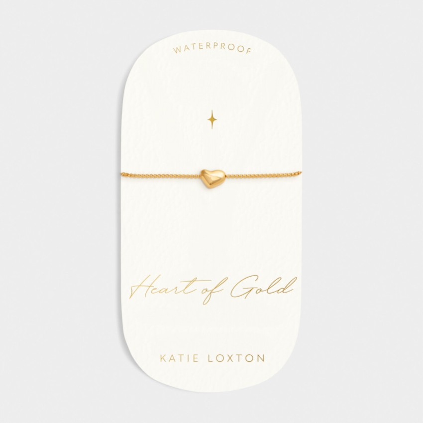 Fotografia: Katie Loxton 'Heart of Gold' Gold Heart Charm Bracelet