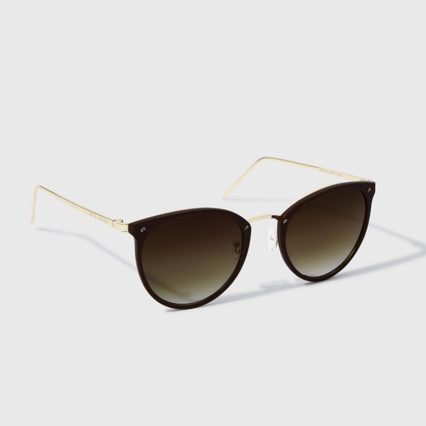 Photograph: Katie Loxton Lunettes de soleil Santorini Cocoa Wide Cat Eye