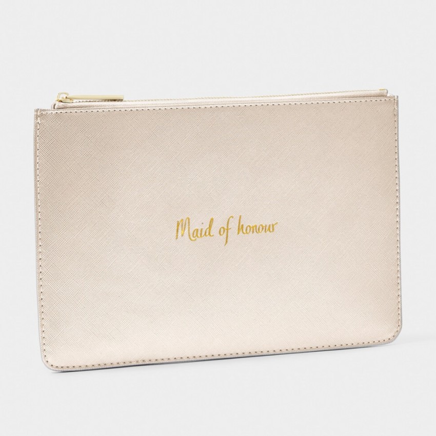 Photograph: Katie Loxton 'Maid of Honour' Gold Perfect Pouch