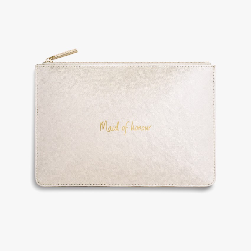 Photograph: Katie Loxton 'Maid of Honour' Pearlescent White Perfect Pouch
