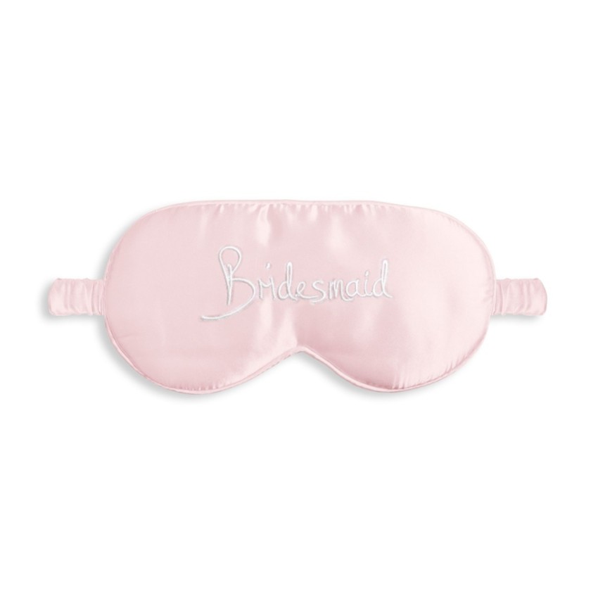 Photograph: Katie Loxton masque pour les yeux 'Bridesmaid' en satin rose