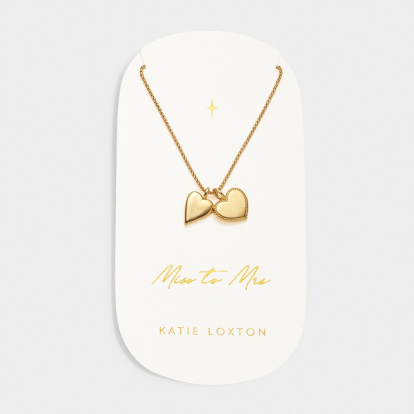 Photograph: Katie Loxton 'Miss to Mrs' Gold Bridal Charm Necklace