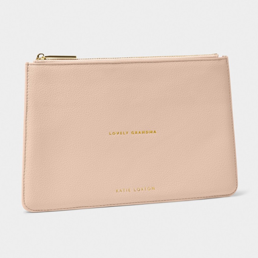 Fotograf: Katie Loxton pastellrosa Sentiment-Beutel 'Lovely Grandma'